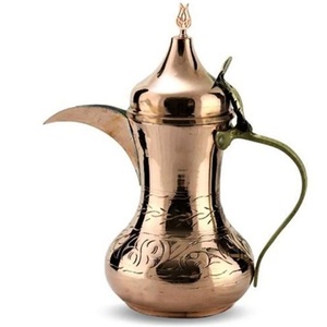 Dallah ภาชนะชาโลหะสแตนเลสเงาสำหรับชงชากาต้มน้ำชากาแฟหม้อชา - Product Image 4