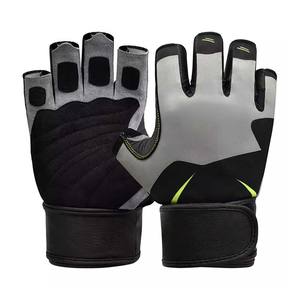 Guantes de calidad superior para gimnasio, guantes de levantamiento de pesas, medio dedo, para entrenamiento - Product Image 3