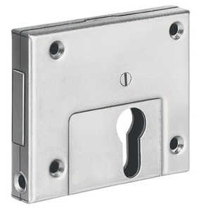 Cerradura para Muebles AMF Riegelschloss 49 DIN Izquierda/Derecha BB con Lámina Angular Dornma 60 mm - Product Image 1