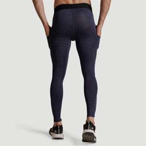 GA Navy <b>Compression</b> Pants for <b>Men</b> Gym Workout <b>Leggings</b> - Product Image 2