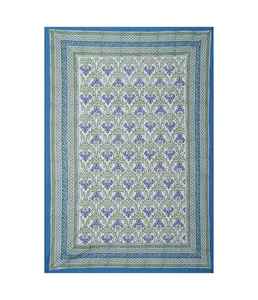 Mantel de algodón hecho a mano bloque de mano impreso patrón Floral rectángulo boda y hogar cubierta de mesa de comedor India - Product Image 4