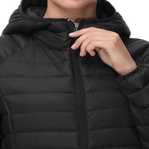 Veste matelassée pour femme de qualité supérieure pour l'hiver, à porter au quotidien, chaude, légère, résistante à l'eau, coupe élégante, veste matelassée pour femme - Product Image 4