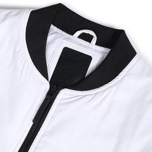 Chaqueta de bombardero de ropa de hombre personalizada precio al por mayor chaqueta de bombardero de logotipo bordado de diseño personalizado OEM para hombres con logotipo personalizado - Product Image 4