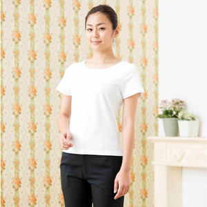 เสื้อยืดแขนสั้นเจอร์ซีย์นิต 100% ผ้าฝ้าย ระบายอากาศได้ดี รุ่น WP304-8 (S) สีดำ - Product Image 3
