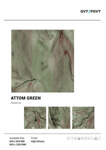 Azulejos de piso de superficie brillante de 600x600 de cuerpo completo esmaltado, azulejos antideslizantes de porcelana de 60x60, hotel moderno de 5mm - Product Image 3