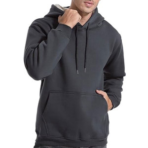 เสื้อมีฮู้ดแบบสวมหัวสำหรับผู้ชายผ้าฝ้ายคอมบ์350 GSM 100% - Product Image 3