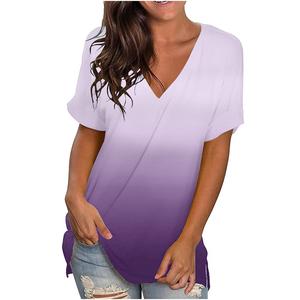 T-Shirt à manches courtes pour femme, vêtement ample et décontracté, tricoté de qualité supérieure, fournisseur de T-Shirt de BD - Product Image 5