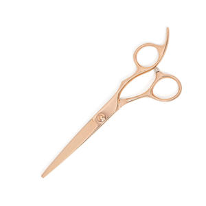 Tijeras de Peluquería Profesionales con Recubrimiento de Oro Rosa, Hojas Duraderas y Afiladas con Tornillo Extraíble y Reposamanos - Product Image 4