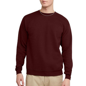 Sudaderas de algodón 100% de algodón pesado para adultos Sudadera de cuello redondo de manga larga nueva - Product Image 6