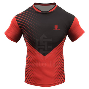 Uniformes de Rugby al por Mayor 2026, Trajes de Equipo de Alta Calidad, Transpirables, de Secado Rápido, Manga Corta, Color Personalizado, 100% Poliéster - Product Image 2