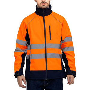 Haute qualité hommes vêtements de travail sécurité haute visibilité veste réfléchissante vêtements d'hiver en gros sécurité travail Construction veste extérieure - Product Image 1
