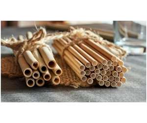 หลอดไม้ไผ่ธรรมชาติเป็นมิตรกับสิ่งแวดล้อมผลิตในเวียดนาม/เดลต้าเวียดนาม - Product Image 2