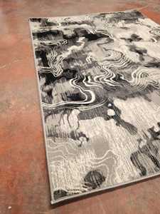 Alfombra Adiva Turca de Poliéster Jacquard Tejida, de Pelo Largo, Acolchada, Reversible, Lavable, Antideslizante y Resistente a las Manchas para el Hogar - Product Image 2