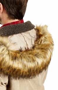 แจ็กเก็ตเสื้อคลุมกันหนาวกันน้ำกลับได้สำหรับผู้ชายผ้าคอตตอนขนาดใหญ่พิเศษ2025 - Product Image 4