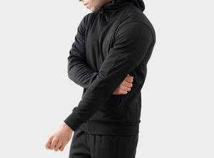 Survêtement imprimé coupe-vent d'hiver à capuche, style streetwear, avec panneaux cousus, vente chaude, 100% polyester - Product Image 3