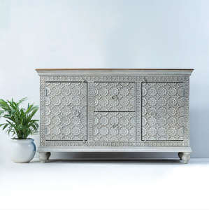 Carved <b>Sideboard</b> with Drawers - Product Image 1