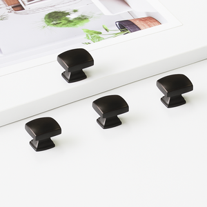 Modern Zinc Alloy Eco-Friendly Durable Cabinet Knob Handle Minimalist Drawer Pull for <b>Wardrobe</b> Living Room Easy Installation - Product Image 1