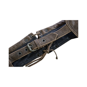 Femmes élégant léger hiver hanche ensemble Chaps haute qualité professionnel support avant Logo décontracté fermeture à glissière en gros - Product Image 3