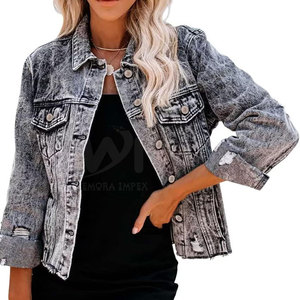 Chaqueta Vaquera para Mujer, Diseño Nuevo, Superventas, Calidad Premium, Color Sólido, Estilo Urbano, Ligera - Product Image 6