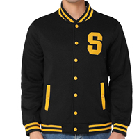 Meilleures ventes, vestes en laine brodées pour hommes, vestes High Street pour hommes, veste universitaire Letterman personnalisée avec manches en cuir pour le collège