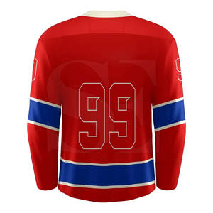 Chaussettes de hockey sur glace fabriquées en usine dans les vêtements de hockey Maillot de hockey sur glace de conception différente meilleure qualité - Product Image 2