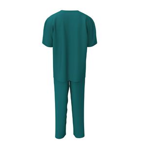Nursing <b>Uniform</b> <b>Scrub</b> Sets Medical Hospital Workwear Women Men Plus Size Maternity White Blue Navy Royal Green OEM Seamless - Product Image 2