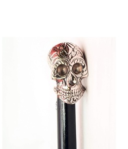 Bastones victorianos decorativos y bastones para hombres y mujeres-36 "Mango de latón de ébano marrón Bastón plegable Derby unisex - Product Image 1