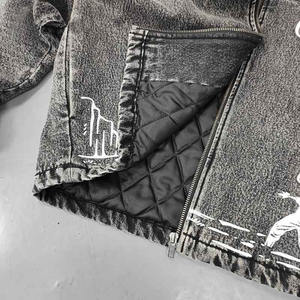 Chaquetas de Mezclilla para Hombre al por Mayor, Nuevas, a la Moda, Multicolores, con Botones, Tallas Grandes, Chaquetas de Mezclilla Personalizadas para Hombre, Invierno 2024 - Product Image 5