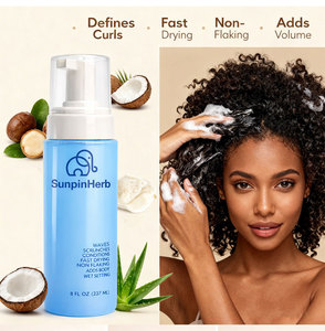 Espuma para el Cabello, Mousse para Peinar, para Trenzas, Rizos, Cabello Afro, Secado Rápido, Sin Residuos, Antiencrespamiento, Brillo, Suministro OEM para Salón - Product Image 6