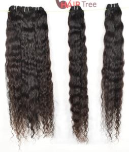 Extensiones de Cabello Humano Virgen Indio al por Mayor, 100% Remy, Aspecto Natural, Sin Procesar, Cutícula Alineada, Ondulado Rizado, por Exportación - Product Image 5
