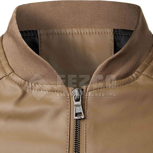 Chaqueta de Invierno de Piel de Vaca para Hombre de Alta Calidad, Cuello Alto, Logotipo Frontal Personalizable, Impermeable, Transpirable, Estilo Urbano - Product Image 4