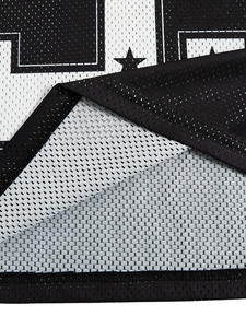 Camiseta de fútbol americano de Rugby de manga corta personalizada Unisex, camiseta de fútbol americano de equipo bordada de malla transpirable - Product Image 6