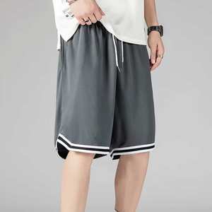 Pantalones cortos deportivos de gimnasio de verano para hombre de alta calidad, malla transpirable con logotipo personalizado, estilo sólido, diseño de calle principal - Product Image 3