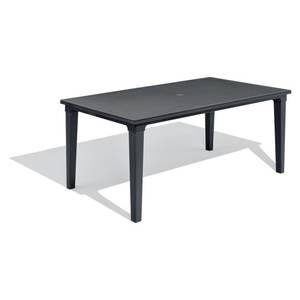 Mesa de Exterior Allibert K206978K939KK Fija de Polipropileno Gris 165x94x74cm para Uso en Exteriores - Product Image 1