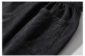 High Quality Men's Short <b>Set</b> 100% Cotton Oversized & Lightweight Quickdry Streetwear Solid <b>Set</b> for Summer OEM Service - Product Image 4