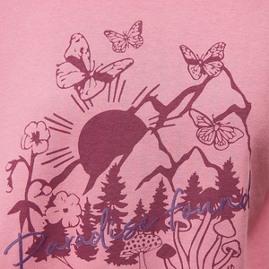 Sweat-shirt d'hiver pour femme de qualité supérieure et durable avec motif imprimé sur le devant, col rond, pull décontracté, écologique - Product Image 5