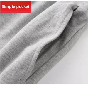 Coton biologique brodé de haute qualité décontracté confortable couleur unie pantalons/leggings de sport écologiques pour hommes Service OEM - Product Image 4