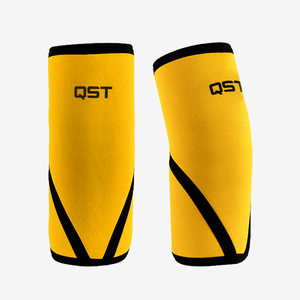 Mangas de Compresión de Rodilla Unisex de Nailon de 7 mm con Logotipo Personalizado al por Mayor, Protección Profesional, Soporte para Levantamiento de Pesas y Entrenamiento - Product Image 1