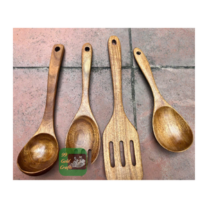 CUCHARA DE MADERA HECHA A MANO DE ALTA CALIDAD PARA COCINAR ENSALADAS SOPA MATERIAL ECOLÓGICO PRECIO AL POR MAYOR DE VIETNAM - Product Image 3