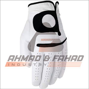 Guantes de golf de cuero Cabretta con logotipo personalizado de alta calidad Protección UV Empuñaduras transpirables Cuero genuino Precio de fábrica - Product Image 5