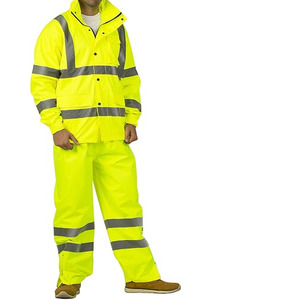 Vêtements de travail réfléchissants veste de sécurité veste de sécurité imperméable vêtements vêtements veste de sécurité pour hommes fabriqués par la robe de sport - Product Image 4
