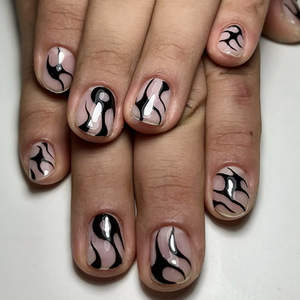 Meilleures ventes : Faux ongles 3D personnalisables en amande, 24 pièces, à presser, manucure d'été haut de gamme avec boîte - Product Image 6