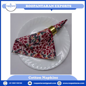 Nouveauté, serviette de table élégante en lin, faite à la main, imprimée à la main, en pur coton, serviette de table moderne pour la salle à manger, approvisionnement en vrac - Product Image 6