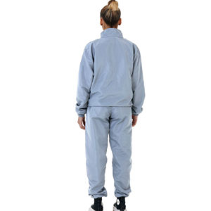 Venta al por mayor de pantalones de chándal de nailon Jogger Trajes Chándal en blanco Conjunto de sudor Pantalones de chándal de nailon de retazos personalizados para mujeres Damas - Product Image 3