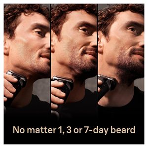 Mini rasoir électrique rechargeable pour homme avec cinq lames, étanche IPX7, étui de voyage et support de charge, lavable - Product Image 5