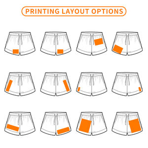 กางเกงขาสั้นผ้าดิบสำหรับผู้หญิงกางเกงขาสั้นผ้ายืดผ้าเทอร์รี่5นิ้วสำหรับใส่ไปยิมวิ่ง - Product Image 6