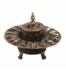 Diseño indio hecho a mano decoración latón decoración Bakhoor quemadores hecho a mano indio latón quemadores - Product Image 3