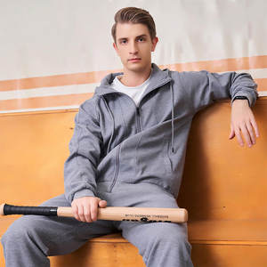 Conjuntos Deportivos Casuales de Felpa al por Mayor, Conjunto de 2 Piezas Personalizado para Gimnasio y Fitness, Chaqueta y Pantalones de Talla Grande con Diseño Estampado - Product Image 4