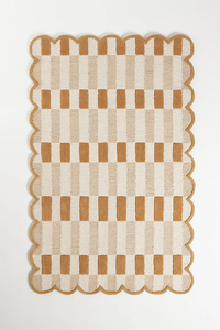 Tapis en mélange de laine et de viscose tufté à la main de qualité supérieure Greer au design moderne pour les sols de la maison et les espaces de vie - Product Image 2
