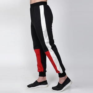 Quantité en vrac plaine teint hommes survêtements avec contraste de couleurs 100% coton tissu fait survêtement pour hommes en gros personnalisé - Product Image 4